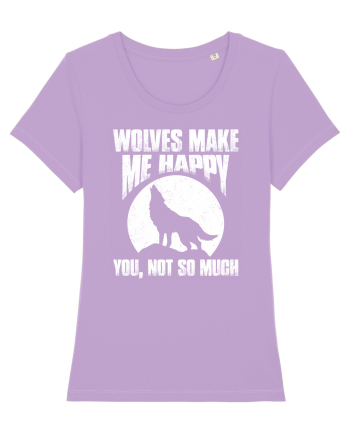 Wolves Make Me Happy You Not So Much Lavender Dawn