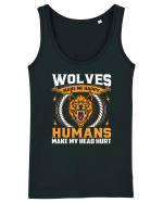 Wolves Make Me Happy Humans Make Me Head Hurt Maiou Damă Dreamer