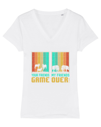 Your Friends... My Friends..... Game Over White