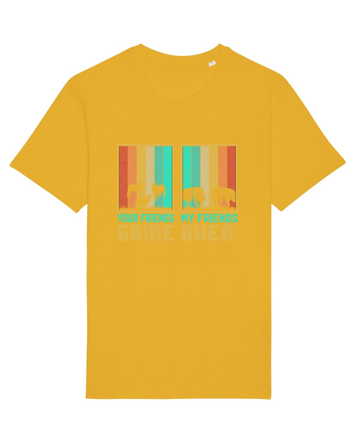 Tricou mânecă scurtă Unisex Rocker Spectra Yellow