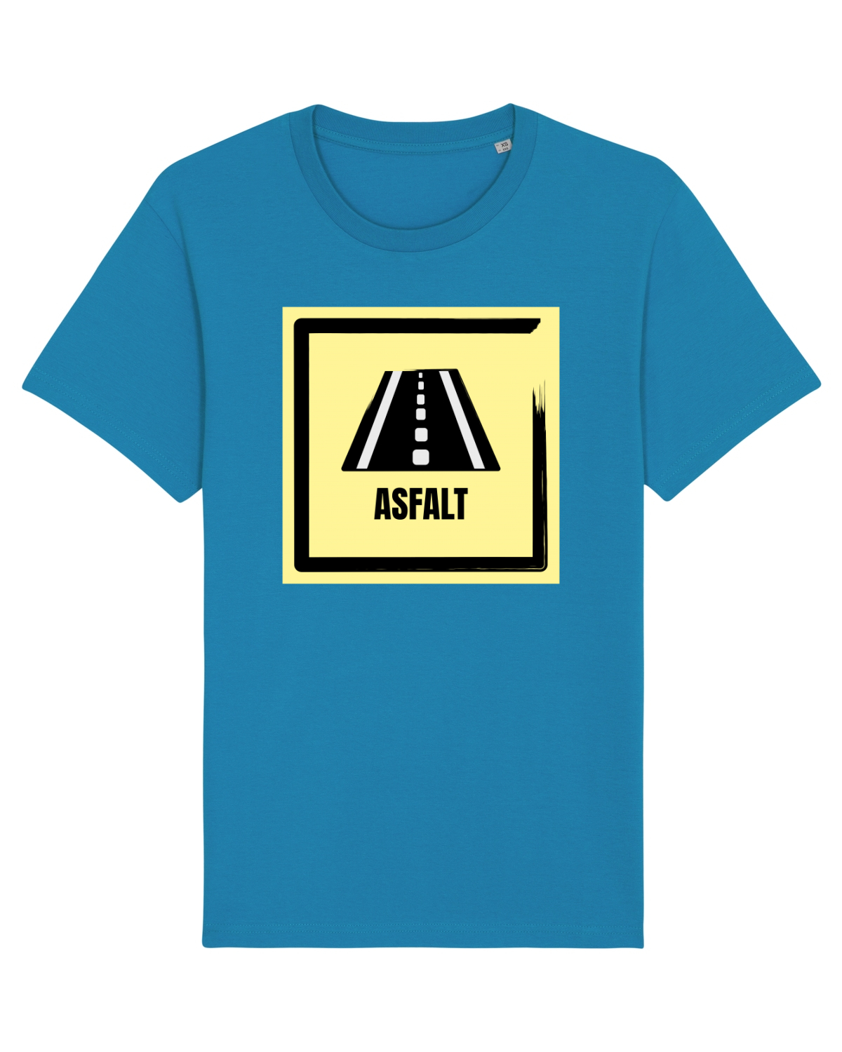Tricou mânecă scurtă Unisex Rocker Azur