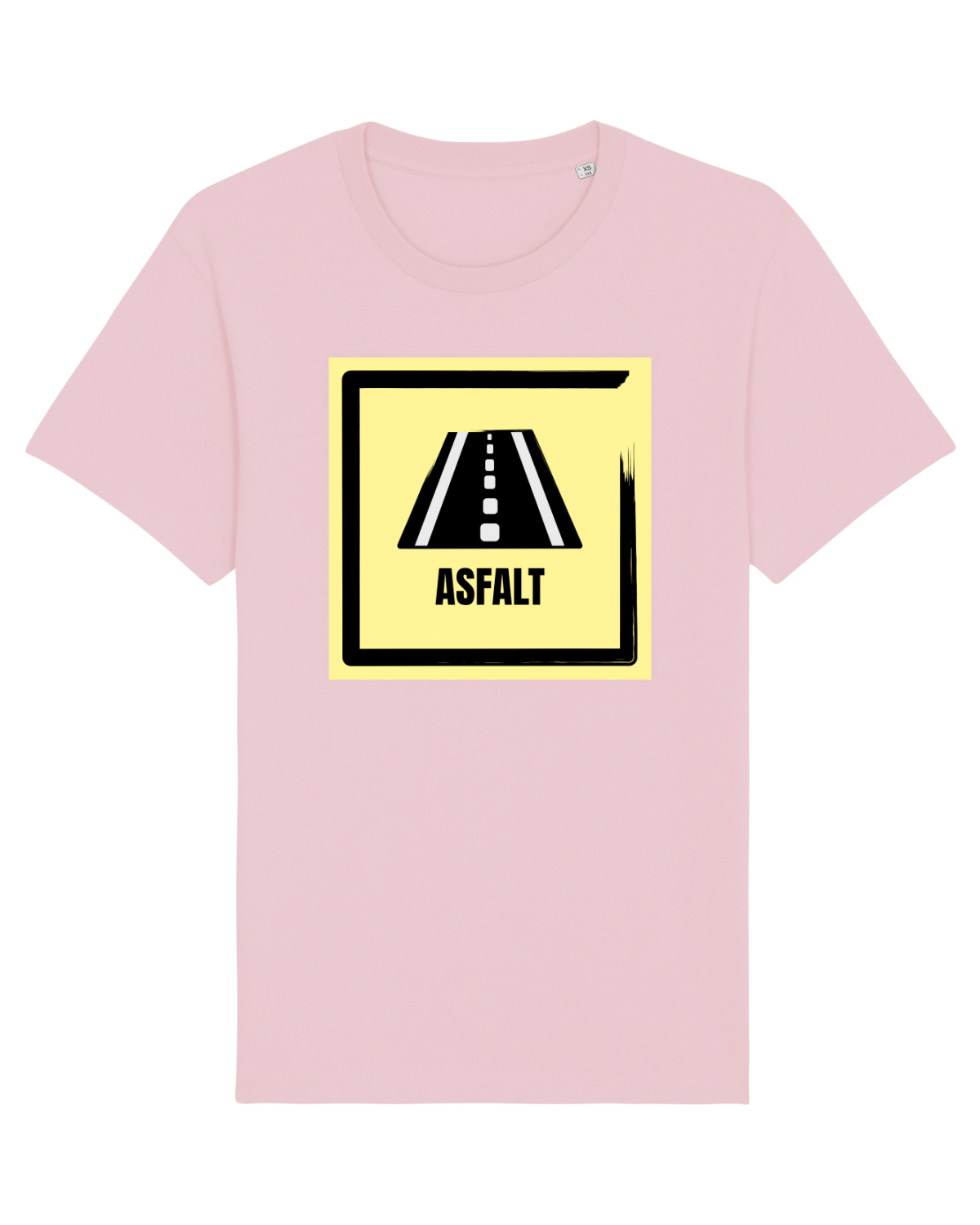 Tricou mânecă scurtă Unisex Rocker Cotton Pink