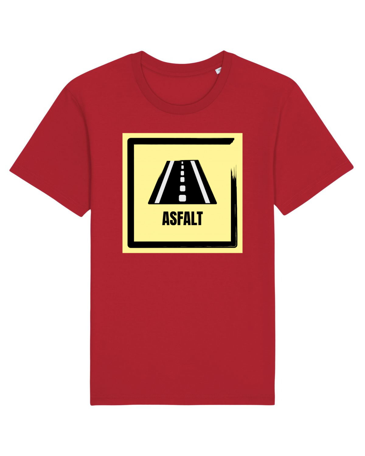 Tricou mânecă scurtă Unisex Rocker Red