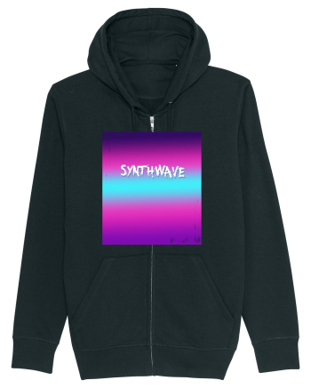 Synthwave Neon 80's Black