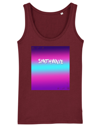 Synthwave Neon 80's Burgundy