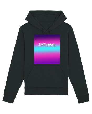 Synthwave Neon 80's Black