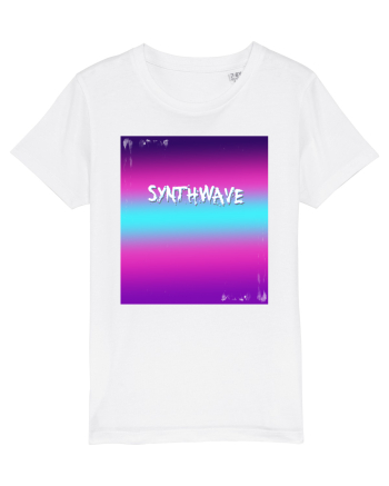 Synthwave Neon 80's White