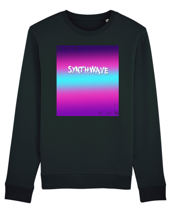 Synthwave Neon 80's Black