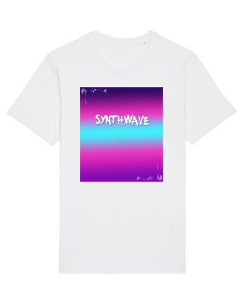 Synthwave Neon 80's White