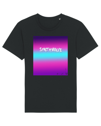 Synthwave Neon 80's Black
