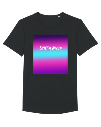 Synthwave Neon 80's Black