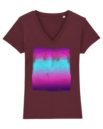 Neon Disco Lights Burgundy