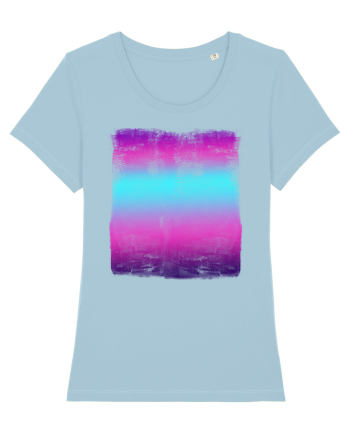 Neon Disco Lights Sky Blue