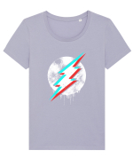 The flash Tricou mânecă scurtă guler larg fitted Damă Expresser