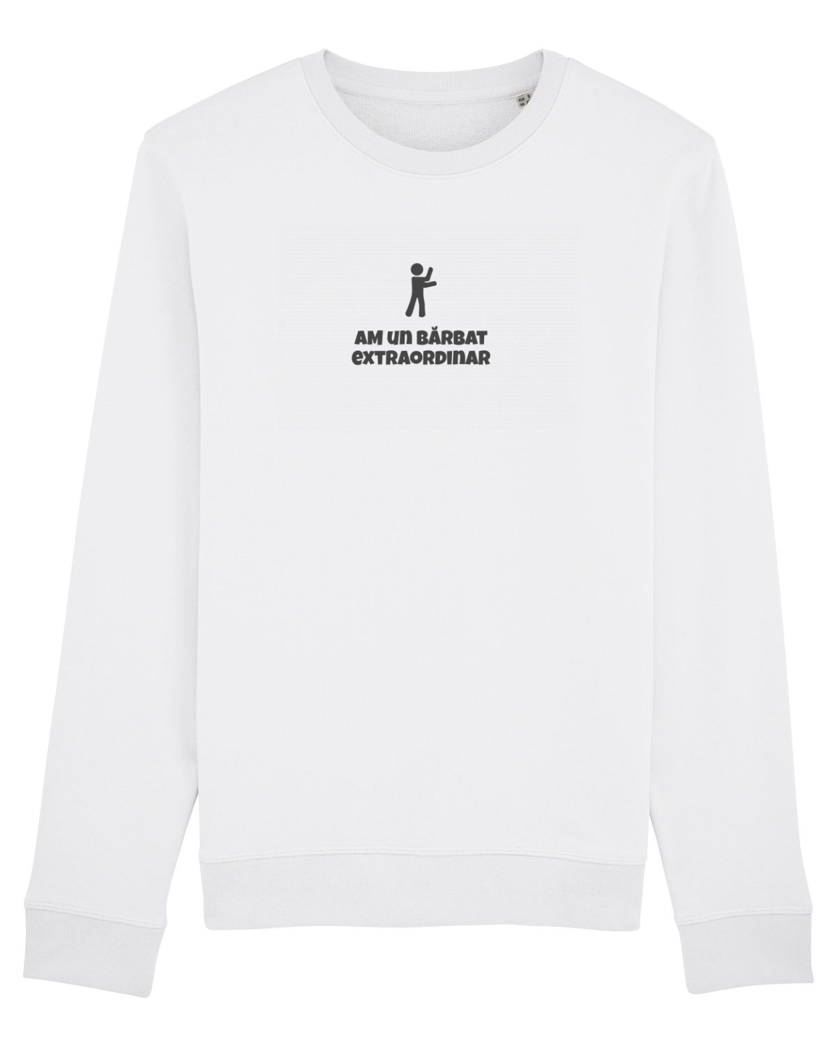 Bluză mânecă lungă Unisex Rise White