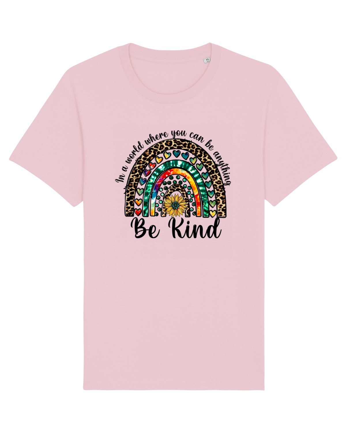Tricou mânecă scurtă Unisex Rocker Cotton Pink