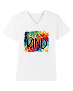 Be Kind  Tricou mânecă scurtă guler V Bărbat Presenter