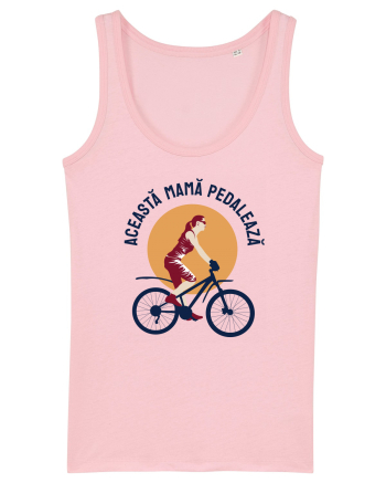Aceasta mamă pedalează Cotton Pink