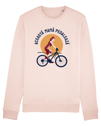 Aceasta mamă pedalează Candy Pink