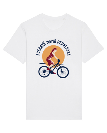 Aceasta mamă pedalează White