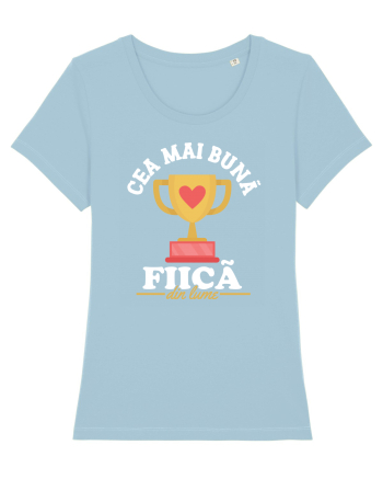 Cea mai bună fiică din lume - culori închise Sky Blue