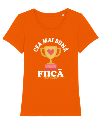 Cea mai bună fiică din lume - culori închise Bright Orange