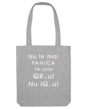 Cod QR - white Heather Grey