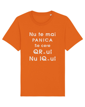Cod QR - white Bright Orange