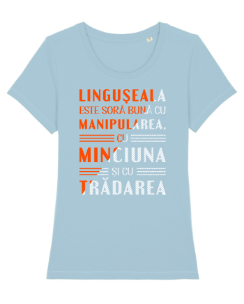 Despre lingușeală Sky Blue