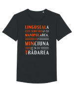 Despre lingușeală Tricou mânecă scurtă guler larg Bărbat Skater