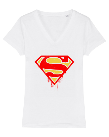 Super Man Vintage White