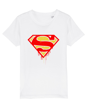 Super Man Vintage White