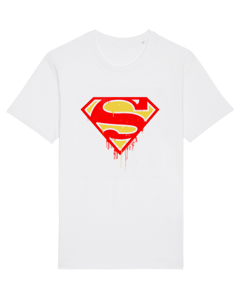Super Man Vintage White