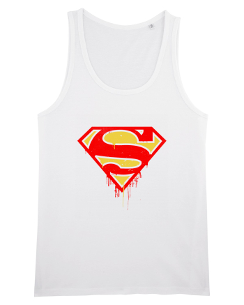 Super Man Vintage White