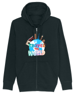 Travel the World Hanorac cu fermoar Unisex Connector