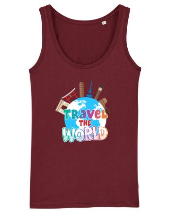 Travel the World Burgundy