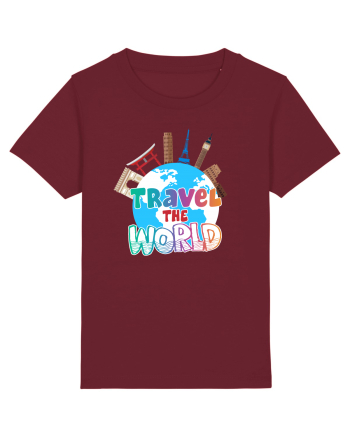 Travel the World Burgundy