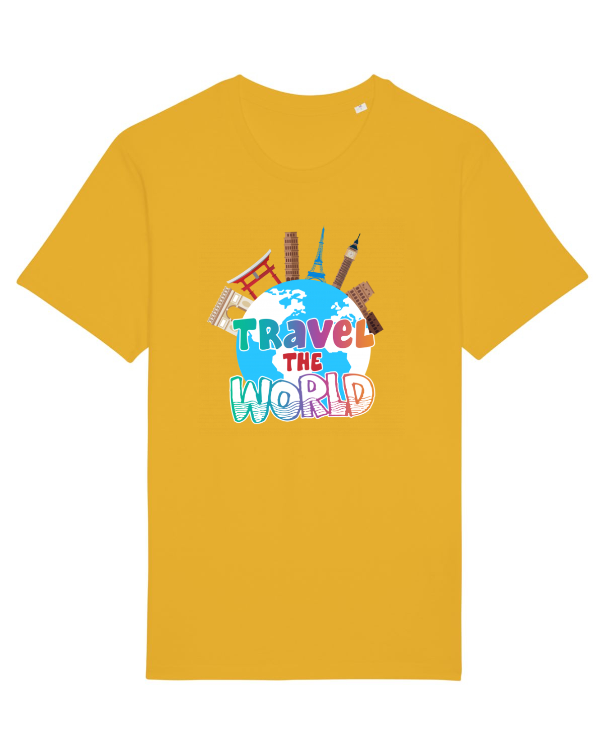 Tricou mânecă scurtă Unisex Rocker Spectra Yellow