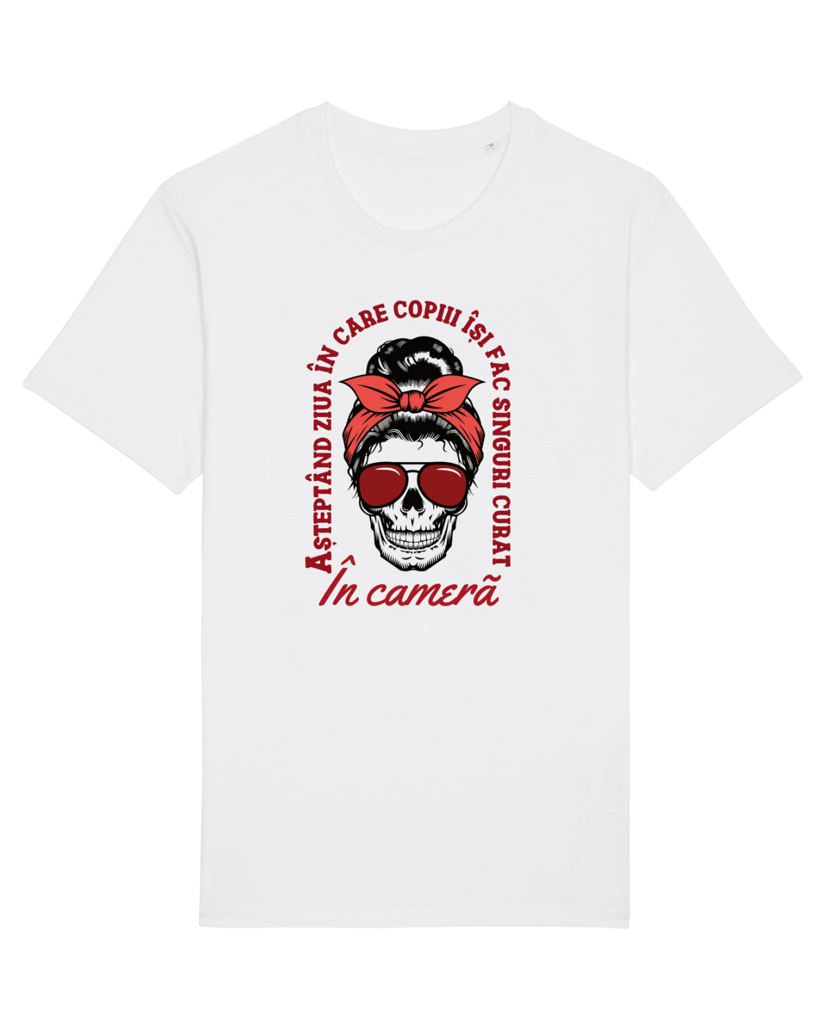 Tricou mânecă scurtă Unisex Rocker White