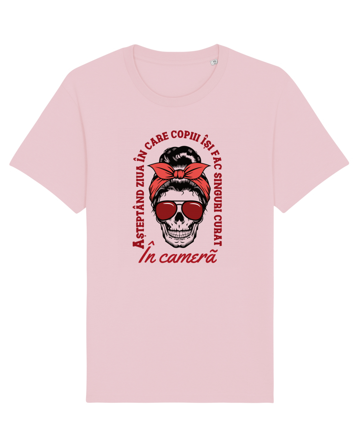 Tricou mânecă scurtă Unisex Rocker Cotton Pink