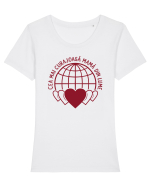 Cea mai curajoasă mama din lume Tricou mânecă scurtă guler larg fitted Damă Expresser