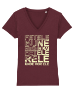Fetele bune - fetele rele Tricou mânecă scurtă guler V Damă Evoker
