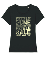 Fetele bune - fetele rele Tricou mânecă scurtă guler larg fitted Damă Expresser