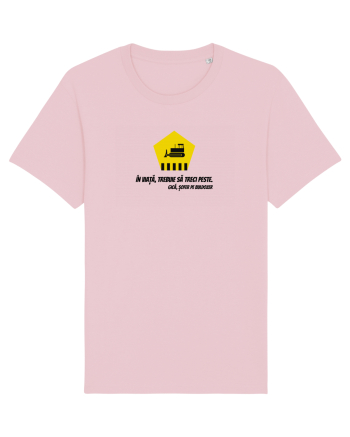 În viață. trebuie să treci peste - Citate amuzante Cotton Pink