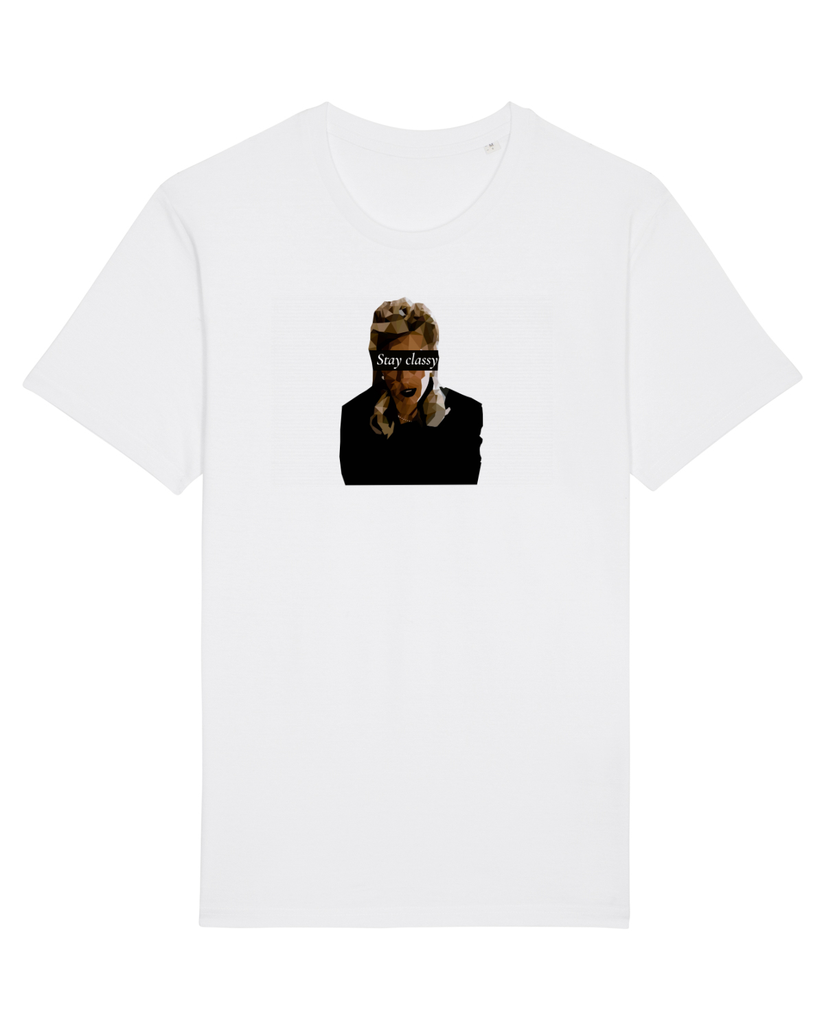 Tricou mânecă scurtă Unisex Rocker White