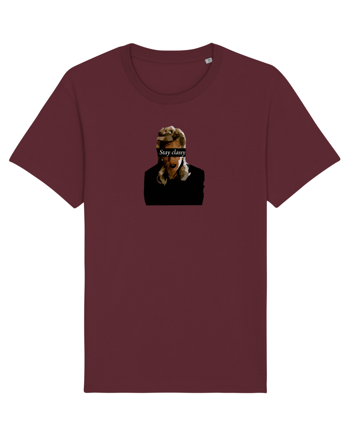 Tricou mânecă scurtă Unisex Rocker Burgundy