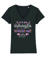 Învățătoare Tricou mânecă scurtă guler V Damă Evoker