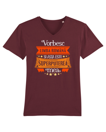 Vorbesc limba română Burgundy