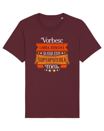 Vorbesc limba română Burgundy