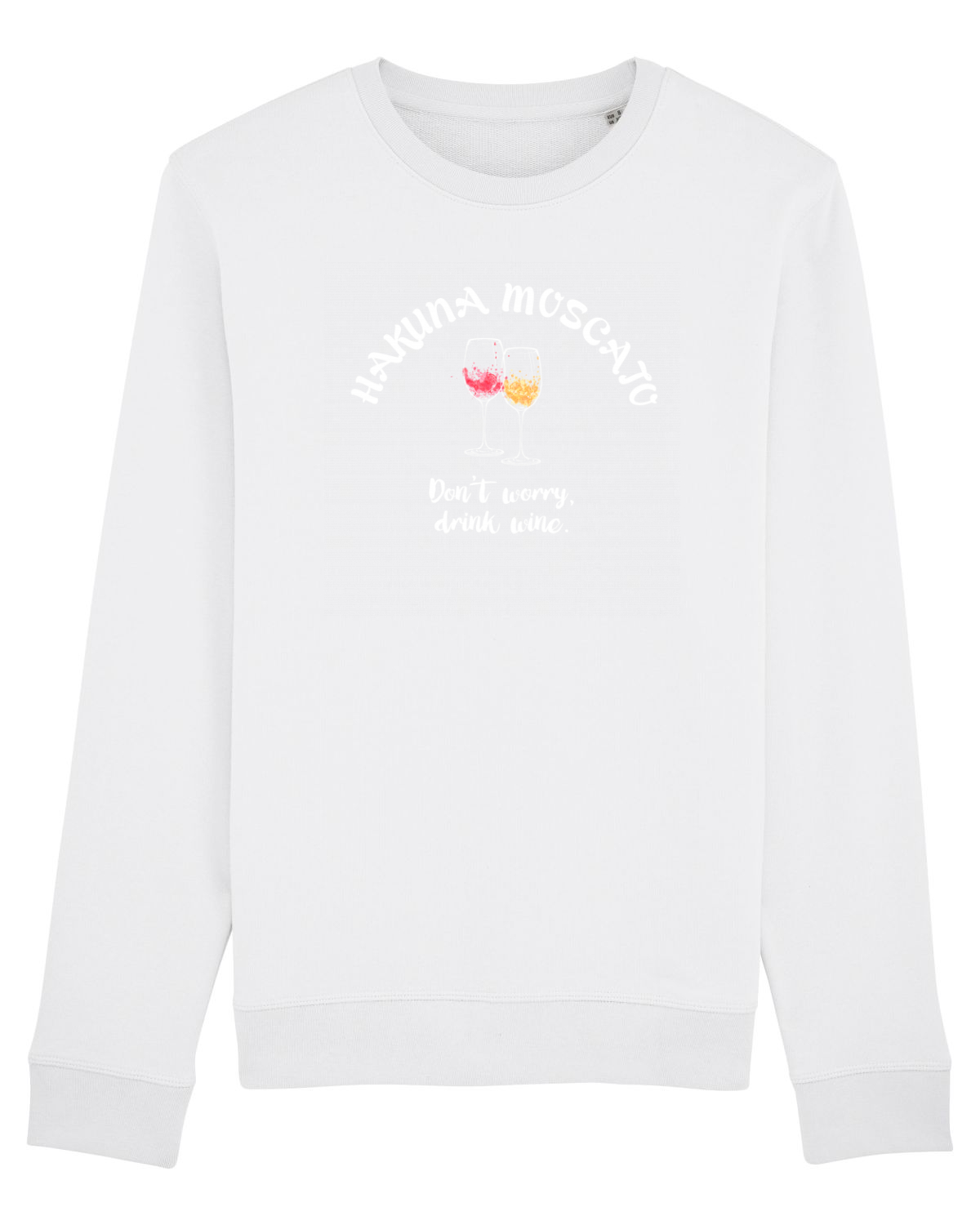 Bluză mânecă lungă Unisex Rise White